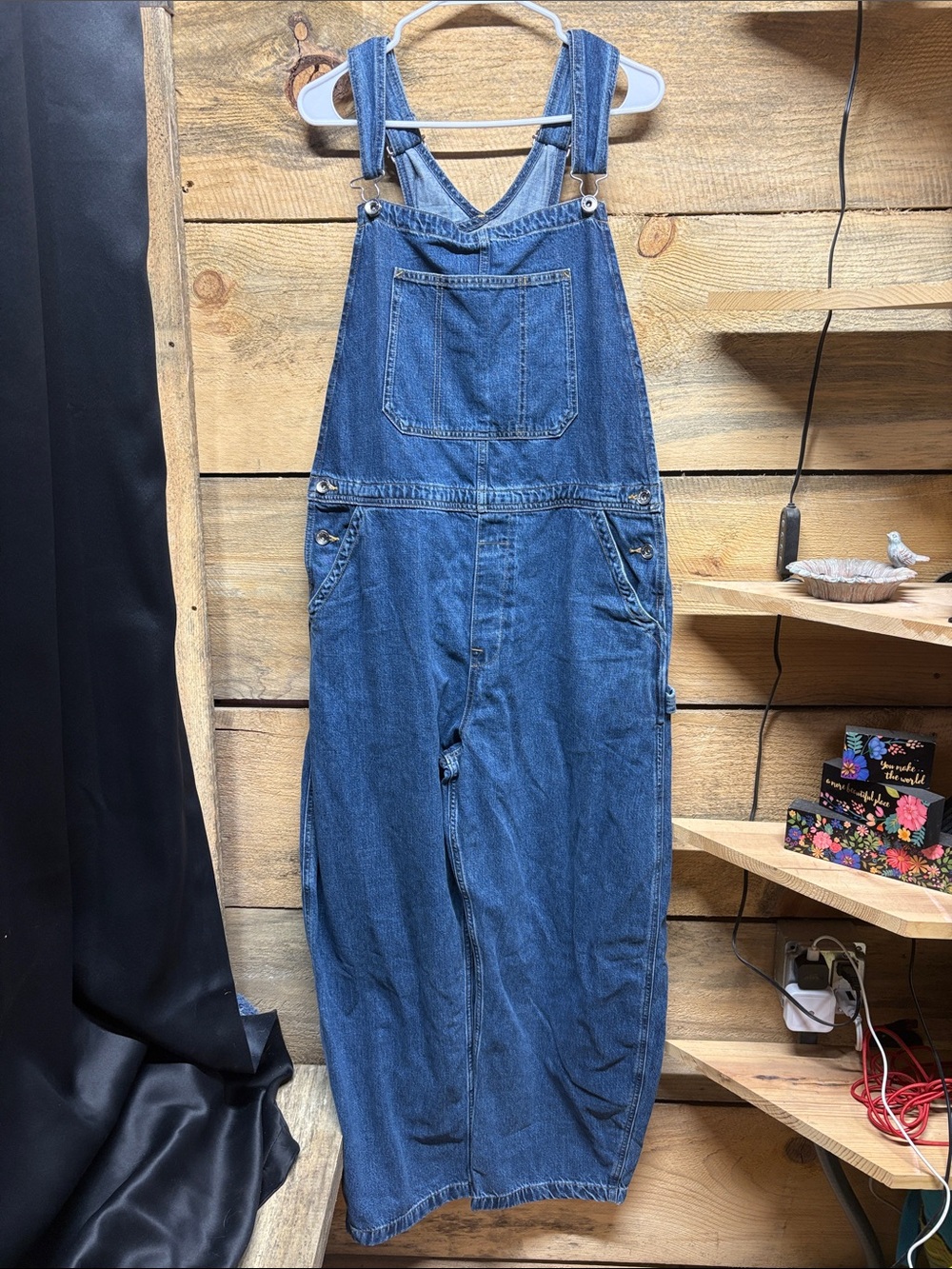 Everlane Blue Denim Overalls